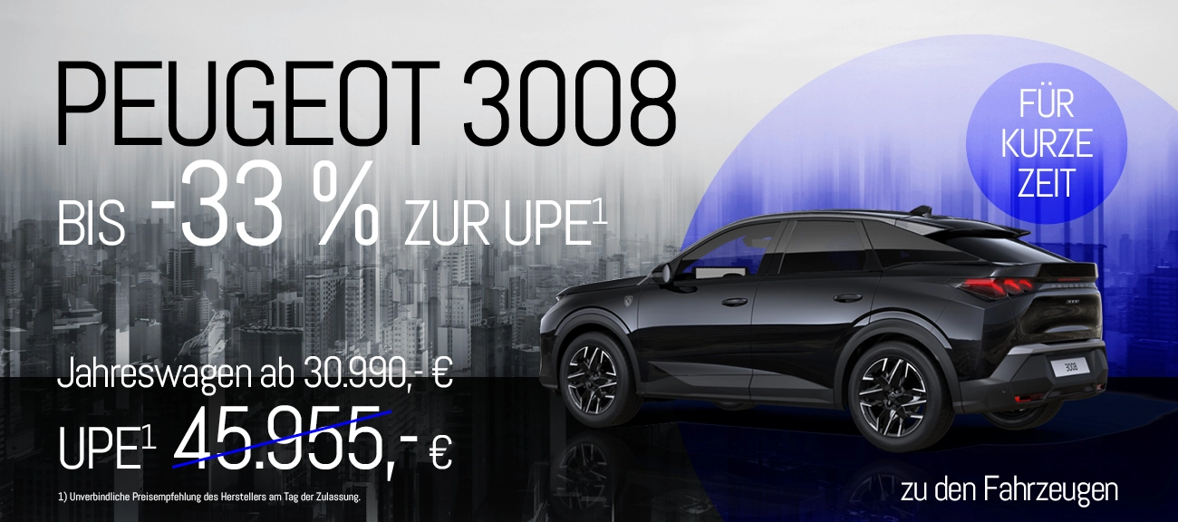 Peugeot 3008 Jahreswagen