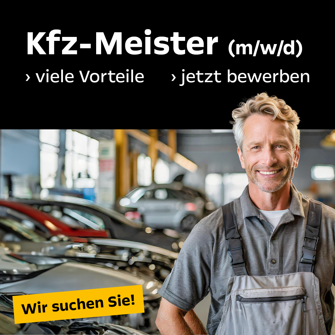 Web StAnz Mechatroniker Kfz-Meister Kfz-Mechatroniker Meister (m/w/d) Autohaus Barth & Frey 55743 Idar-Oberstein Jetzt Bewerben - Bild eines begeisterten Kfz Meisters
